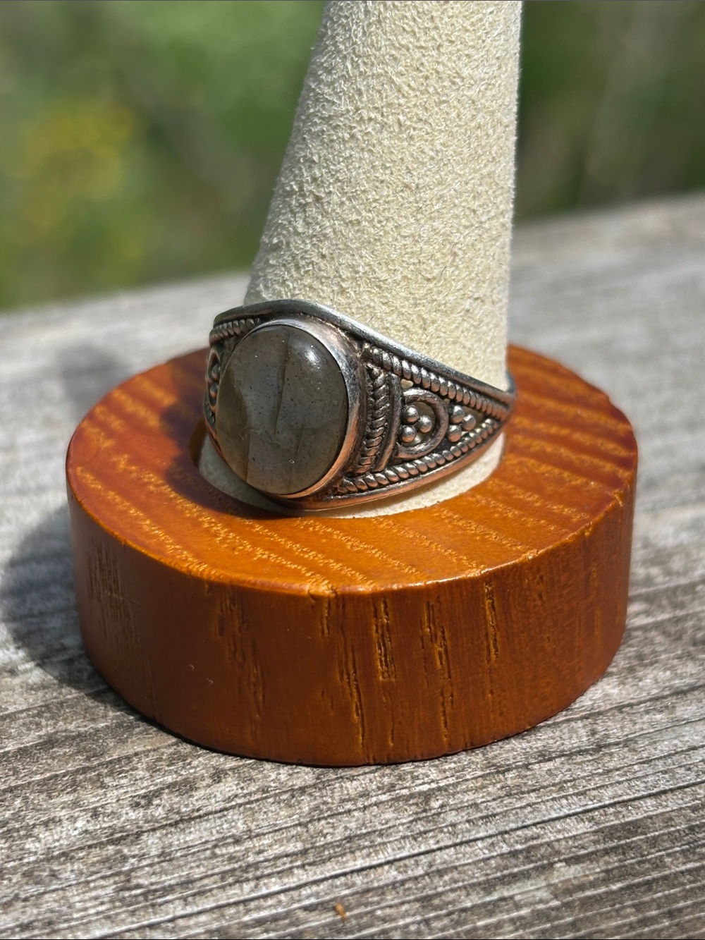 Sterling Silver Labradorite Ring
